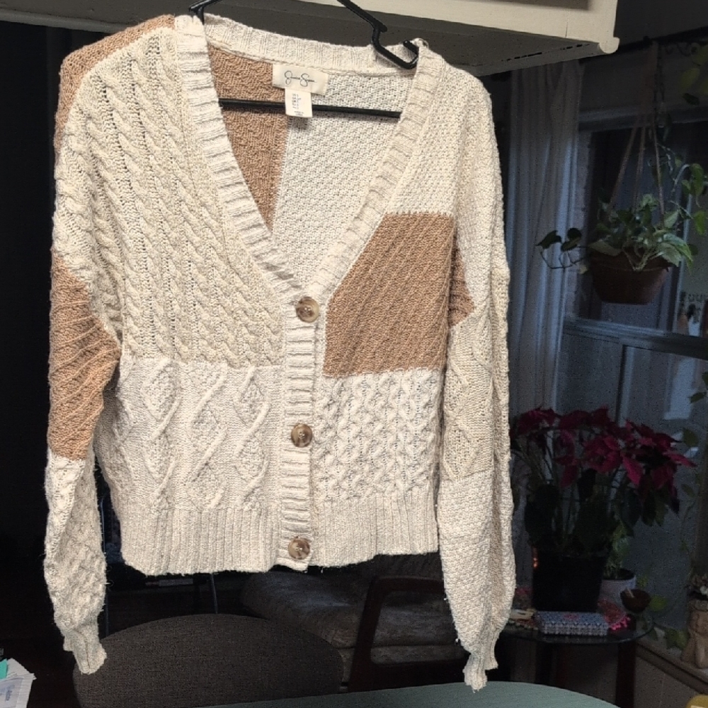 Jessica Simpson Patchwork Sweater. - image 1